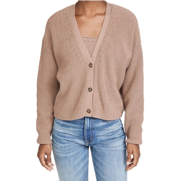 Reformation Sweaters - REFORMATION Brown Knit Cardigan M